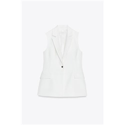 LONG WAISTCOAT WITH ONE BUTTON