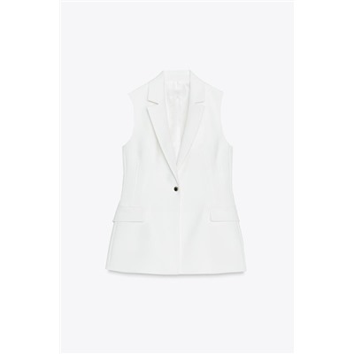 LONG WAISTCOAT WITH ONE BUTTON
