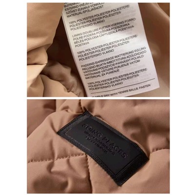 Теплая детская куртка средней длины, экспорт