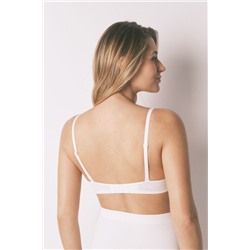 Sujetador "maternity" triangular relleno blanco LOVELY