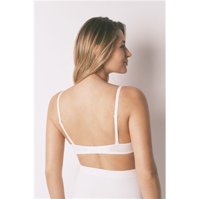 Sujetador "maternity" triangular relleno blanco LOVELY