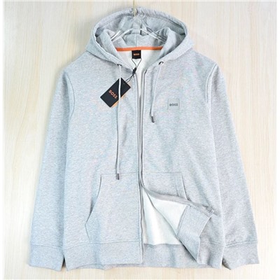 Мужская  хлопковая толстовка с капюшоном  БОС*С