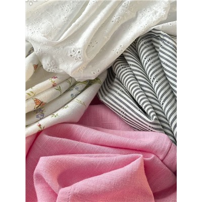 Лёгкие женские штаны из смесового льна Н*М