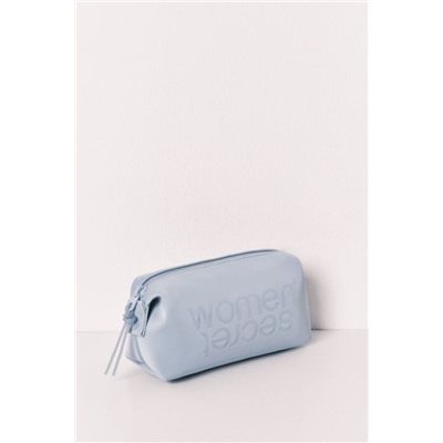 Neceser pequeño goma azul