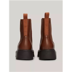 Monogram Leather Chelsea Boot  Women's