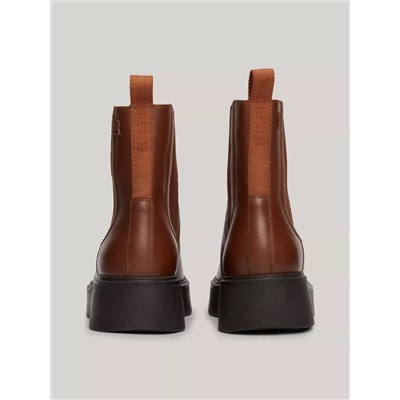 Monogram Leather Chelsea Boot  Women's