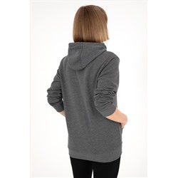 Erkek Antrasit Melanj Basic Sweatshirt
