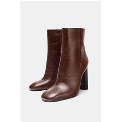 BOTÍN PIEL TACÓN ANCHO