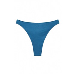 Braga bikini high leg azul brillo