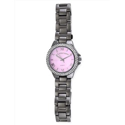 LADIES GUNMETAL EMBELLISHED WATCH