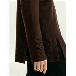 Удлиненный свитер с шерстью, B3031/ekollon