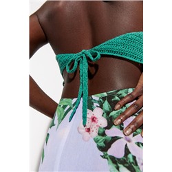 Vestido playero tropical