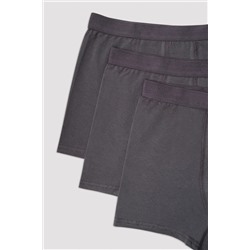 Penti Erkek Basic Tripple 3'lü Antrasit Boxer