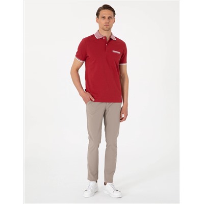 Nar Çiçeği Slim Fit Tişört