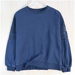 Свитшот с эффектом потертости и выстиранной ткани