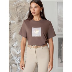 Футболка из премиального хлопка с авторским принтом