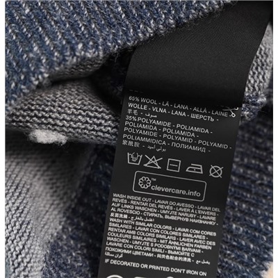 Мужской повседневный шерстяной трикотажный свитер