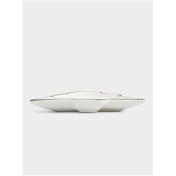 Блюдо, 23х20 см, керамика D, зеленое, Елка с подарками, Festival