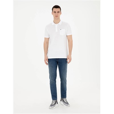 Beyaz Regular Fit Basic Tişört