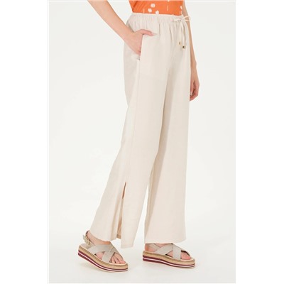 Kadın Krem Pantolon