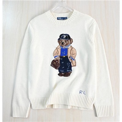 Классический шерстяной вязаный свитер РАЛЬ*Ф Л