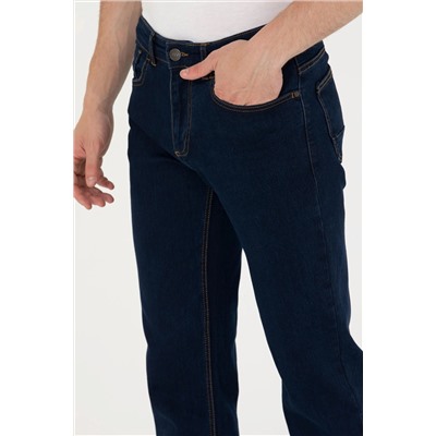 Erkek Lacivert Jean Pantolon