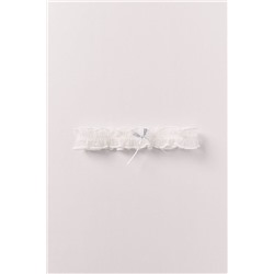 Liguero encaje blanco