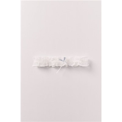 Liguero encaje blanco