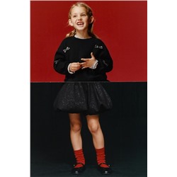 SHIMMER BALLOON PONTE DI ROMA SKIRT