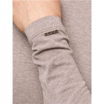 Джемпер с цельнокроеным воротом из премиального хлопка