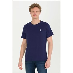 Erkek Lacivert Bisiklet Yaka Tişört