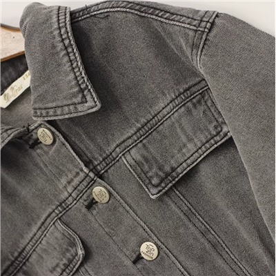 Джинсовая куртка для девочек 6-9 лет