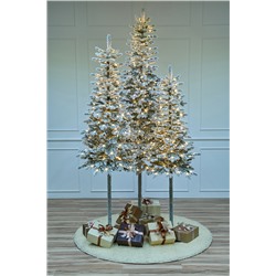 Ель искусственная заснеженная с лампочками Королева Тянь Шаня 1,8 м