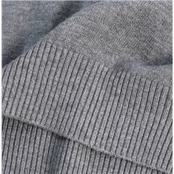 Мужской шерстяной кардиган с круглым вырезом и длинным рукавом ХЭЗЗ*И