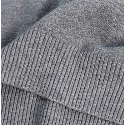 Мужской шерстяной кардиган с круглым вырезом и длинным рукавом ХЭЗЗ*И