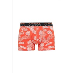 U.S. Polo Assn. U.S. Polo Assn.  Erkek Lacivert-Turuncu-Lacivert 3 lü Boxer