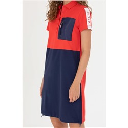 Kadın Kırmızı Örme Elbise