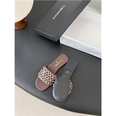 Женские шлепки / мюли 5 цветов ШАНЕЛ*Ь