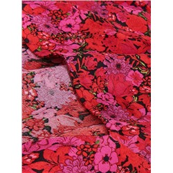 Viskose Kleid mit Muster