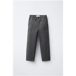 ELASTIC TEXTURED TROUSERS