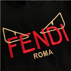 Толстовка худи с объемной вышивкой Fend*i 👀   Унисекс модель