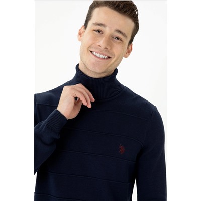 Erkek Lacivert Kazak