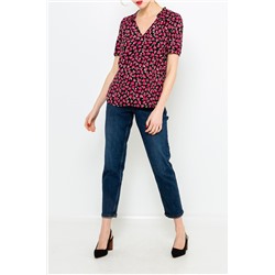 Blusa Rosa y negro