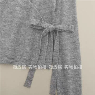 Женская кофта с завязками  из нежного трикотажа  ЗАР*А