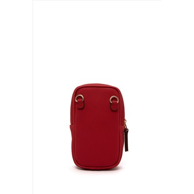 Kadın Kırmızı Telefon Çantası