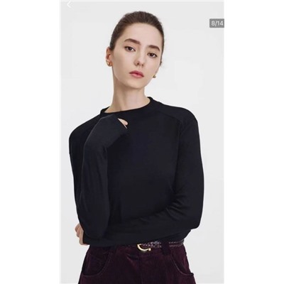 Повседневная футболка с длинным рукавом КО*С