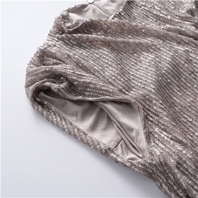 Женский топ с пайетками  СК