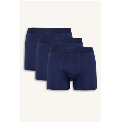 DeFacto Erkek Regular Fit Basic Düz 3'lü Boxer C3275AX24WN