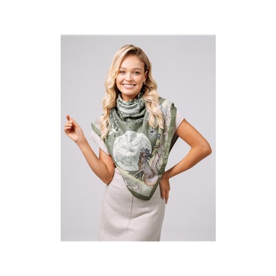 Платок женский Lanotti картина/№1