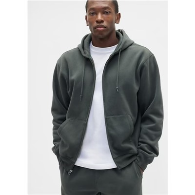 Vintage Soft Oversized Zip Hoodie